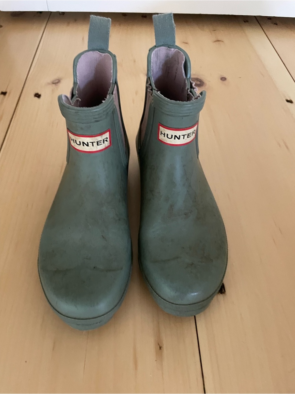 Hunter Green Chelsea Rain Boots